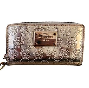 MICHAEL KORS WALLET IN A BEAUTIFUL ROSE GOLD METALLIC